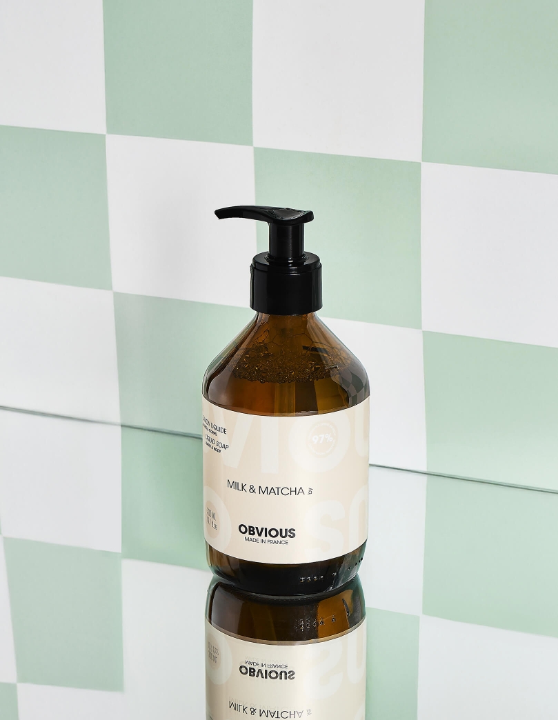 Savon liquide Milk & Matcha by Obvious
